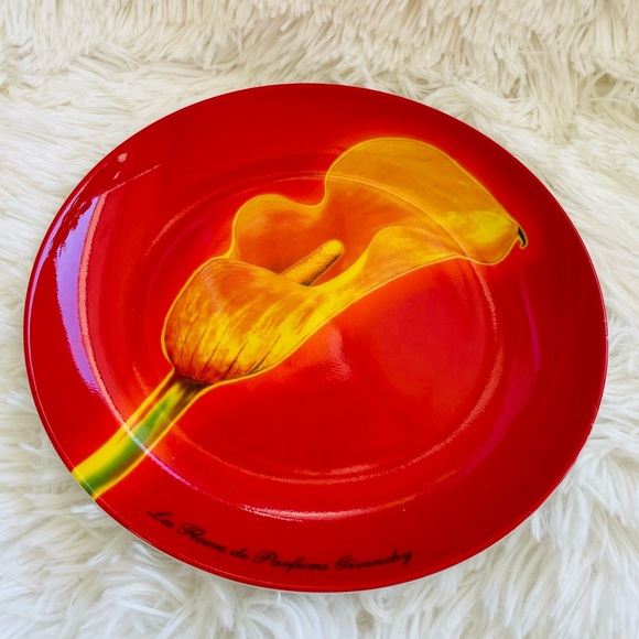 4 Givenchy Le Fleurs de Parfums Dessert Plates - Picture 6 of 9